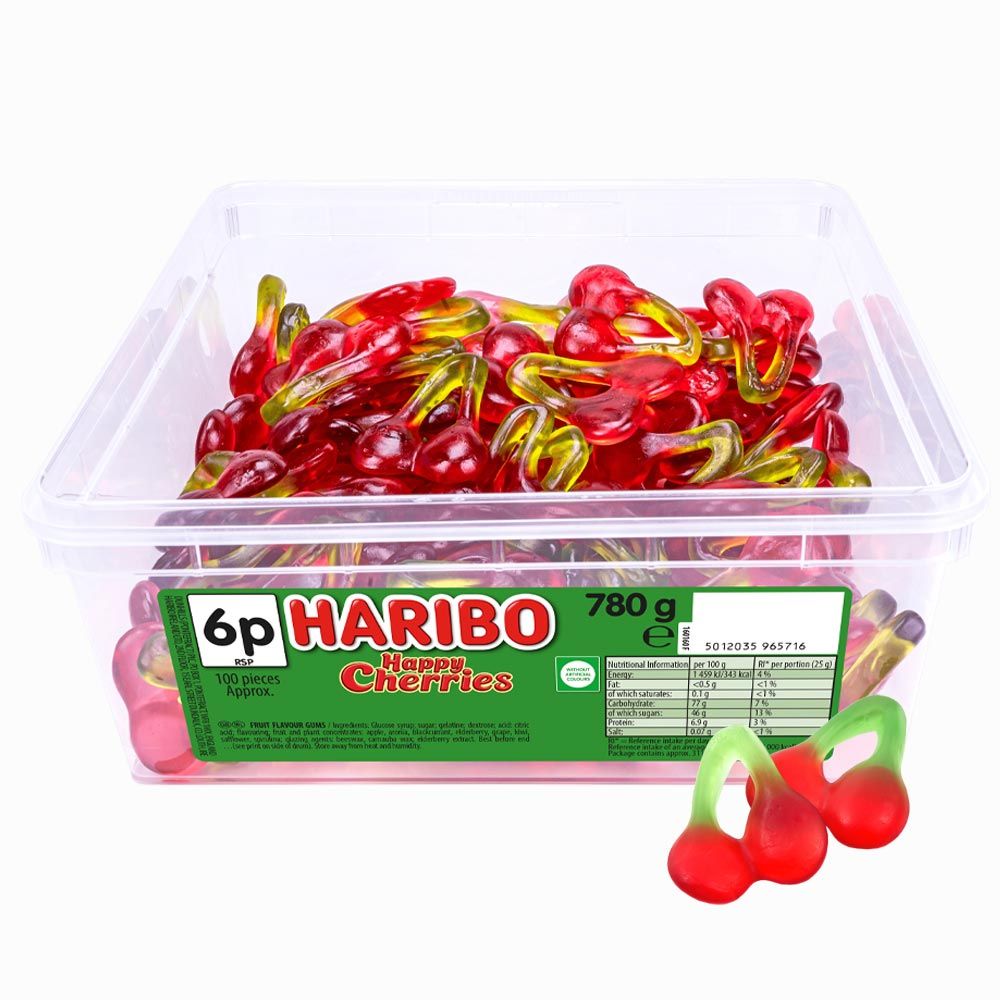 Haribo Happy Cherries 6p Tub 780g