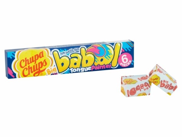 Chupa Chups Big Babol Blue Raspberry Flavour Soft Bubble Gum 27.6g