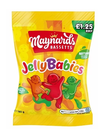Maynards Bassetts Jelly Babies Sweets Bag 165g £1.25 PMP | Sweets Shop UK
