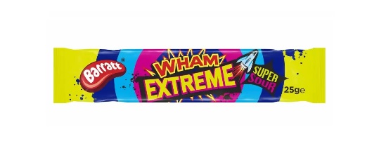 Barratt Wham Extreme Bar 25g Box of 50 | Sweets Shop UK